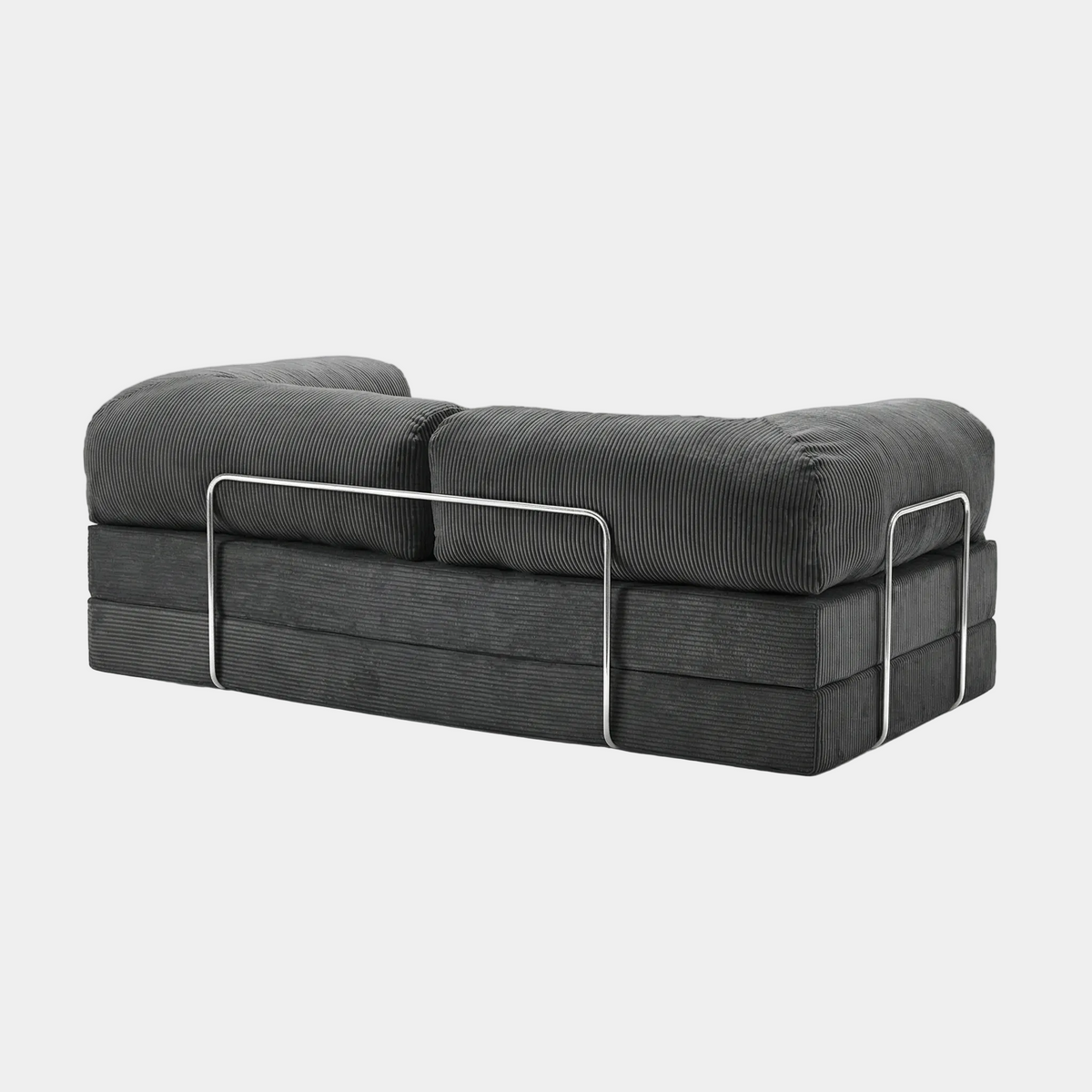 Canapé Lit Modulable ZENORA | Design Épuré | Charbon