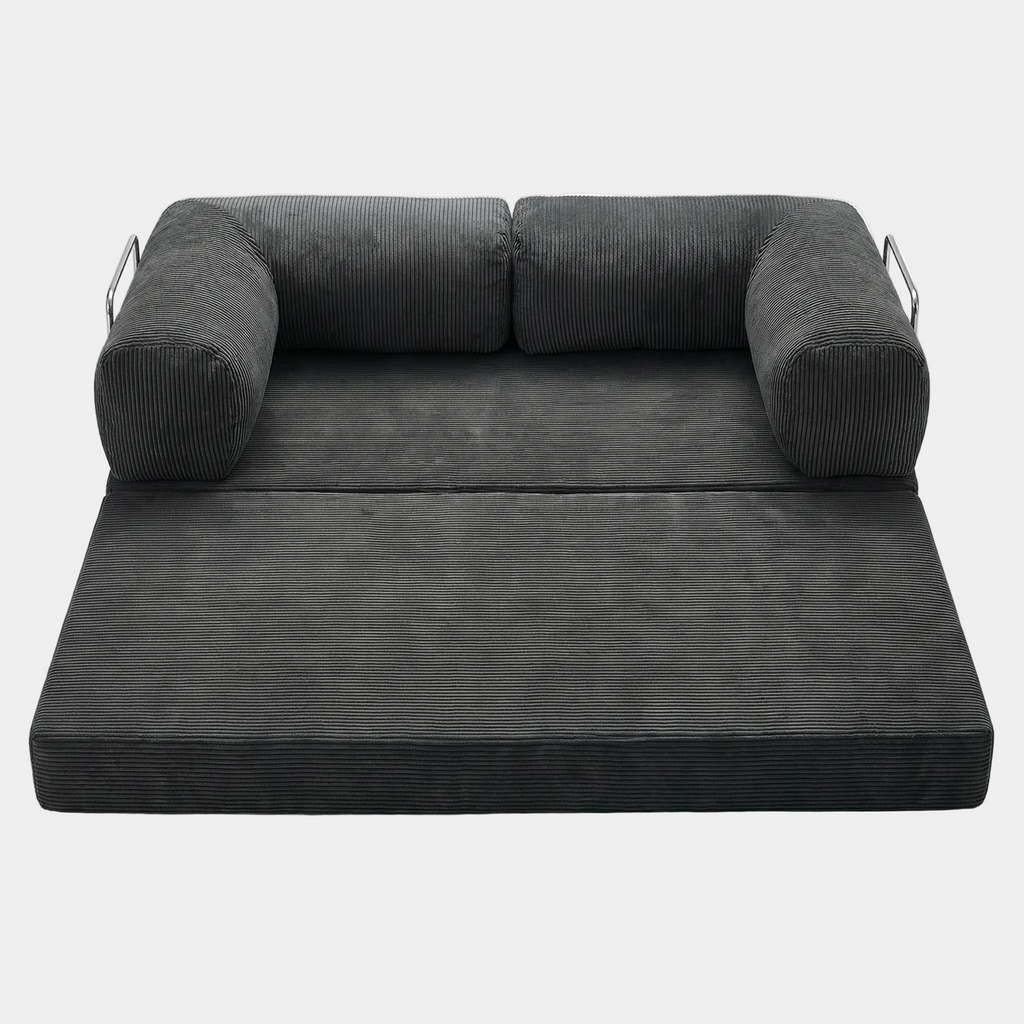Canapé Lit Modulable ZENORA | Design Épuré | Charbon