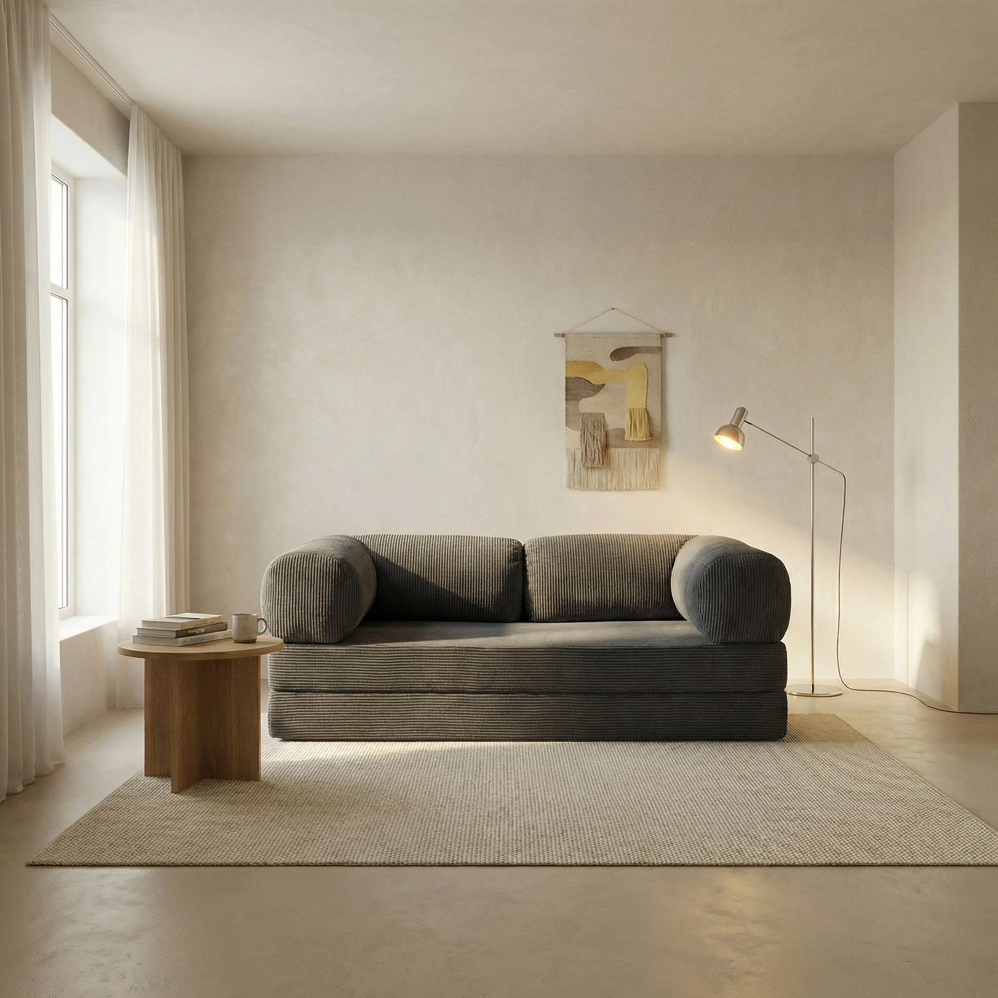 Canapé Lit Modulable ZENORA | Confort & Design Épuré | Gris