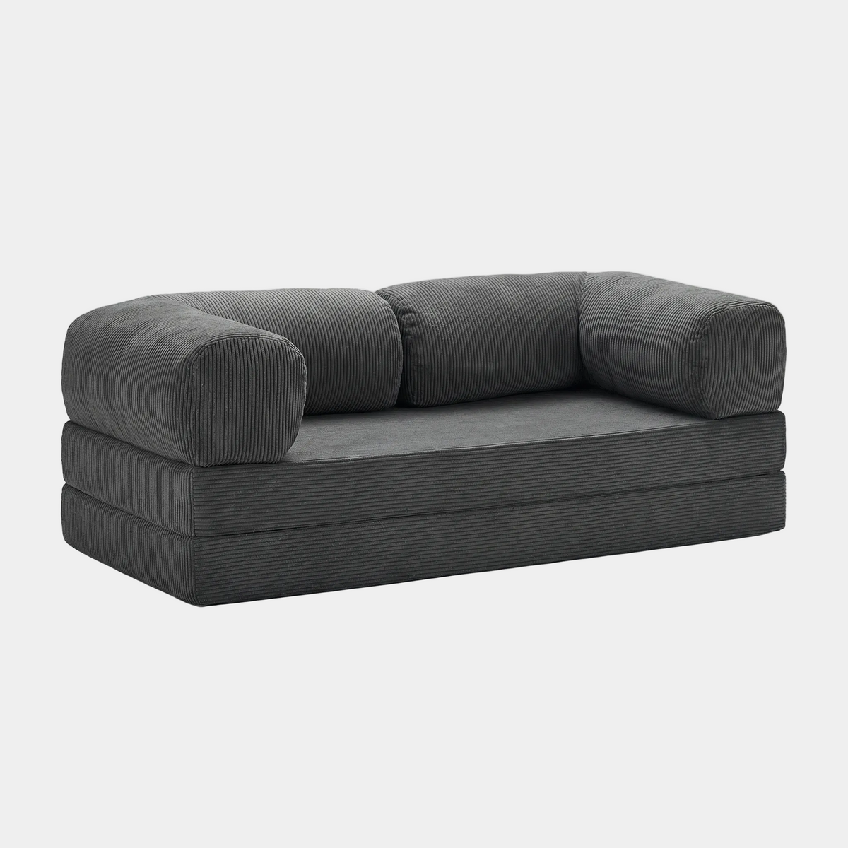 Canapé Lit Modulable ZENORA | Design Épuré | Charbon
