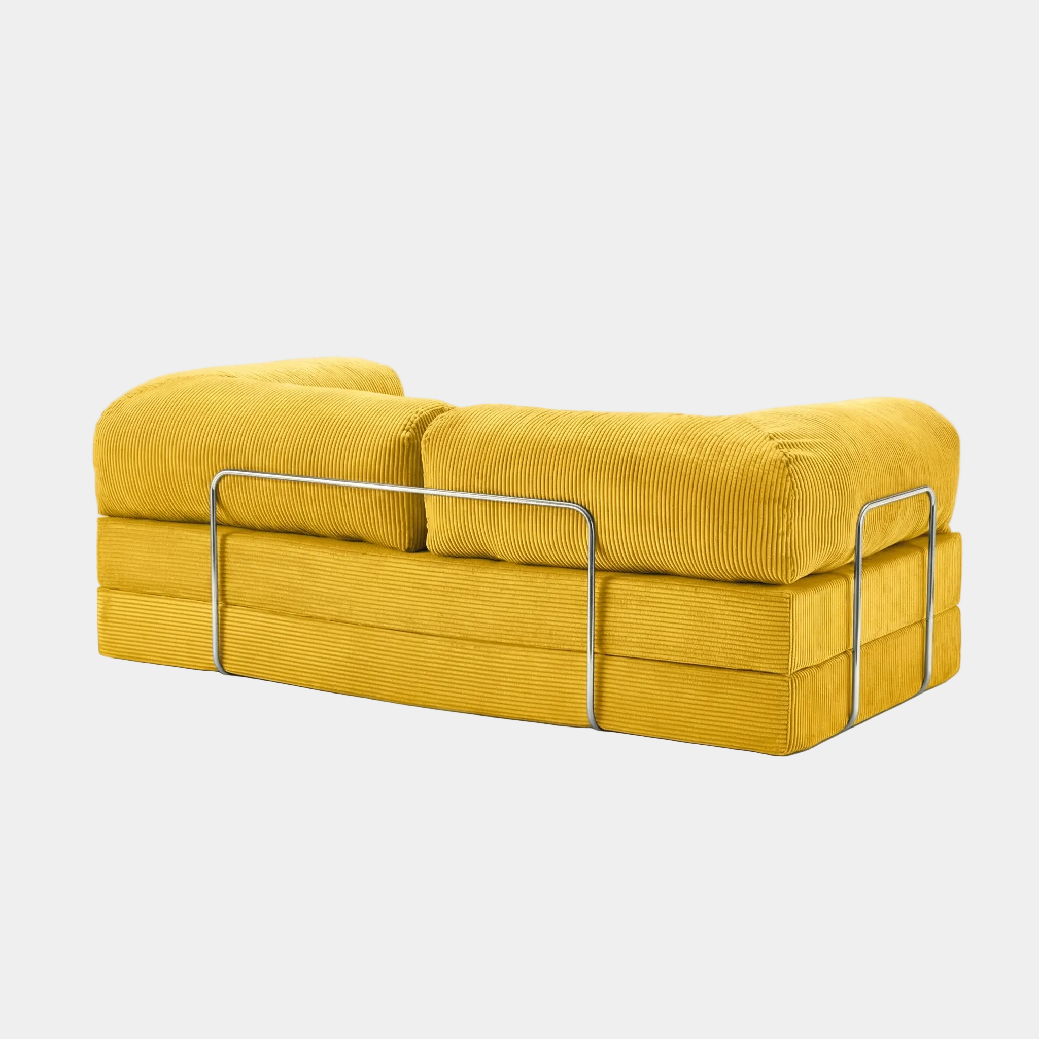 Canapé Lit Modulable ZENORA | Confort & Design Épuré | Jaune