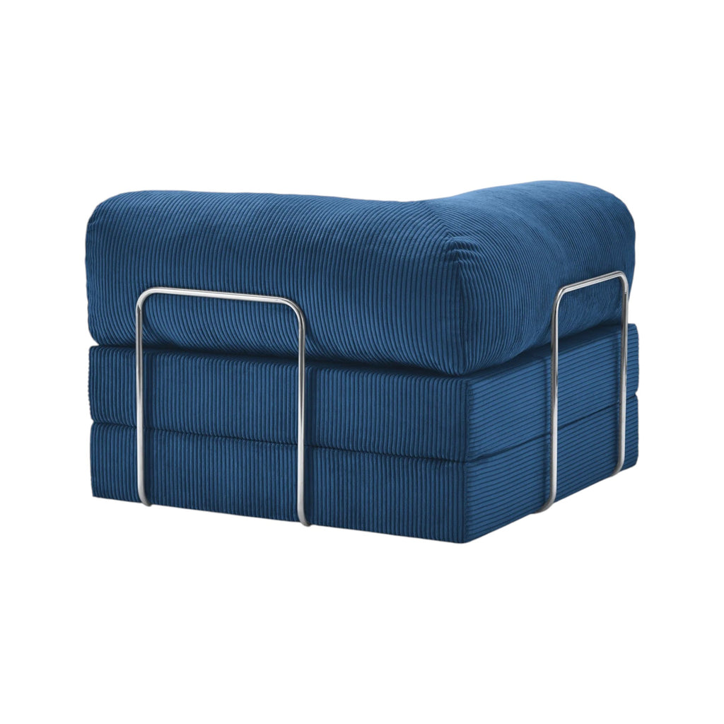 Chaise Modulable Zenora – Fauteuil Convertible Confort & Gain de Place | Bleu