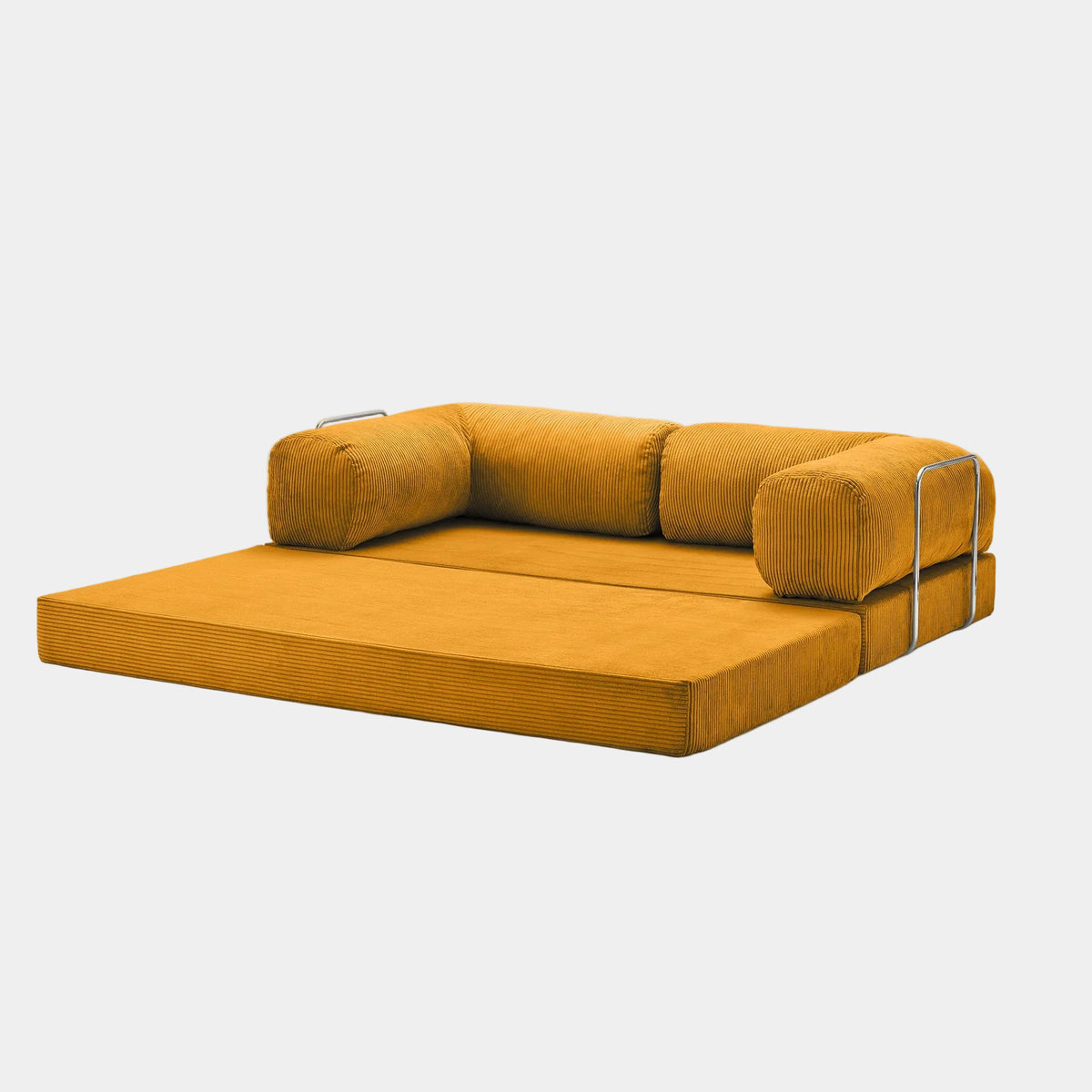 Canapé Lit Modulable ZENORA | Design Épuré | Mandarine