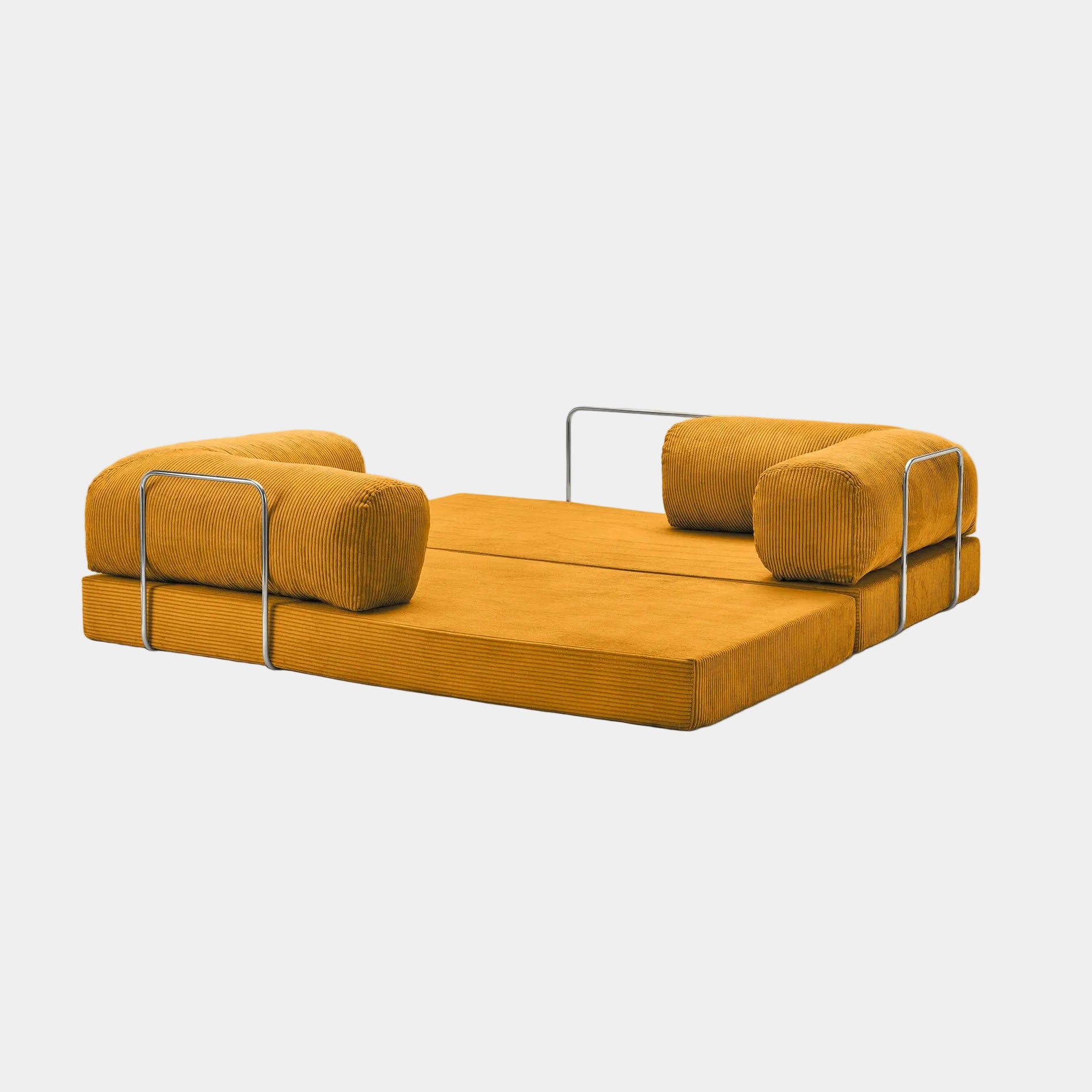 Canapé Lit Modulable ZENORA | Confort & Design Épuré | Mandarine