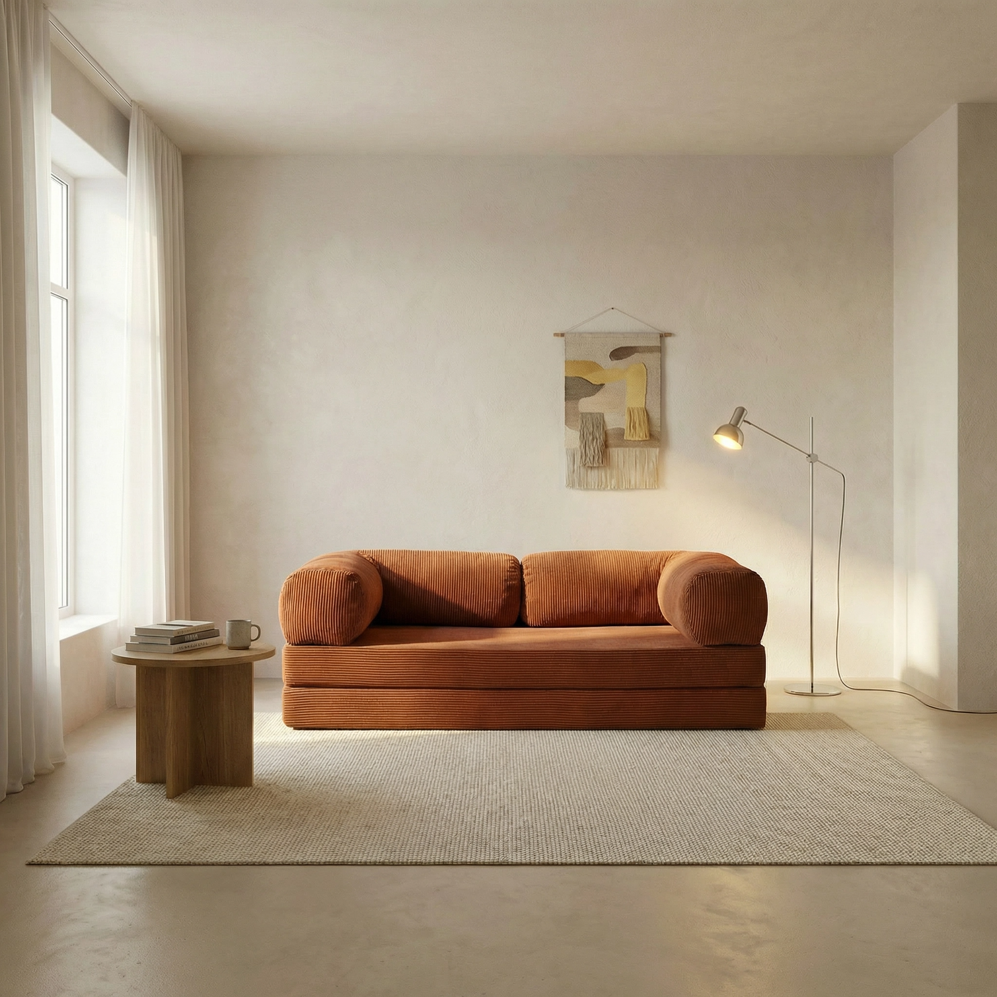Canapé Lit Modulable ZENORA | Confort & Design Épuré | Marron