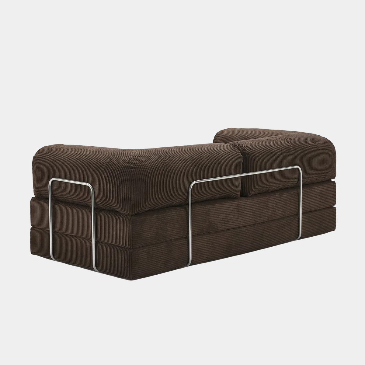 Canapé Lit Modulable ZENORA | Design Épuré | Marron Foncé