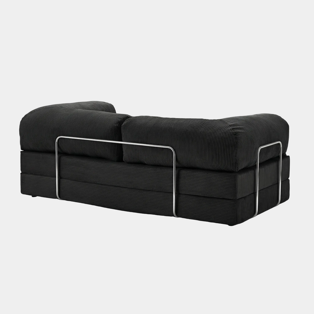 Canapé Lit Modulable ZENORA | Design Épuré | Noir