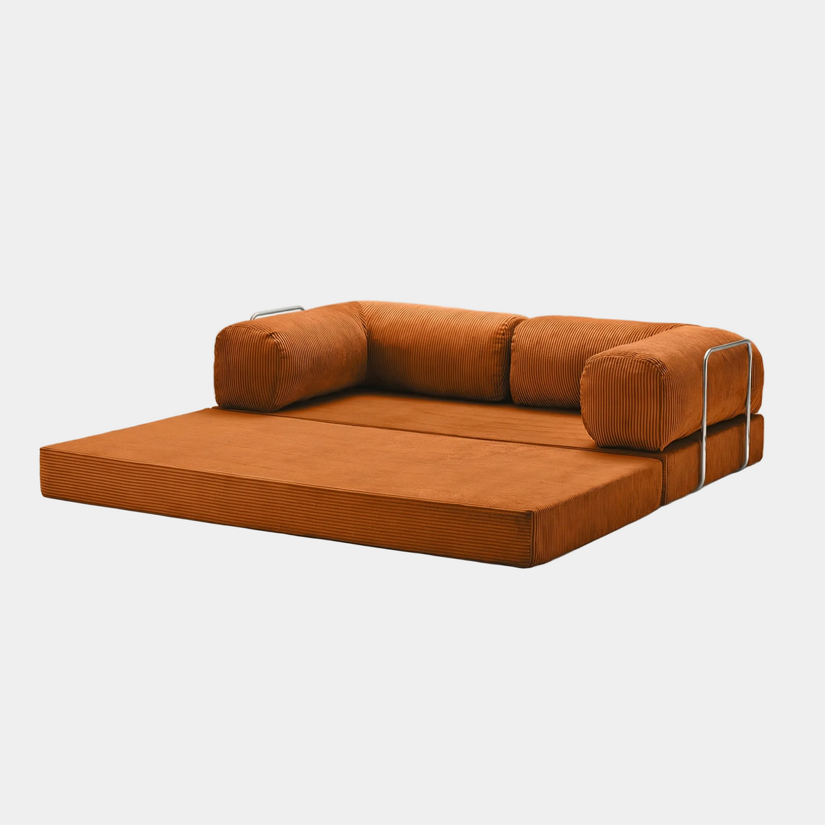 Canapé Lit Modulable ZENORA | Design Épuré | Orange