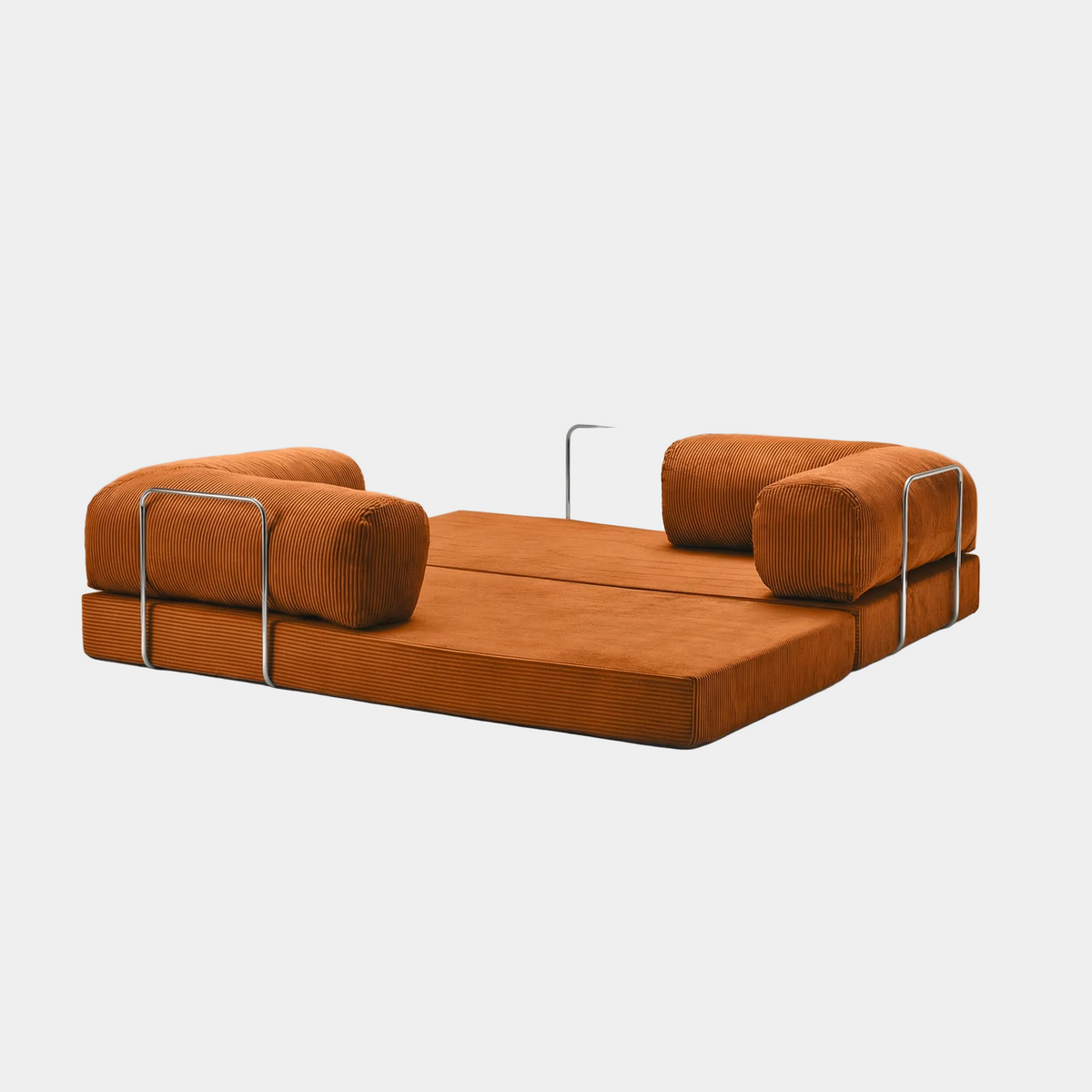 Canapé Lit Modulable ZENORA | Design Épuré | Orange