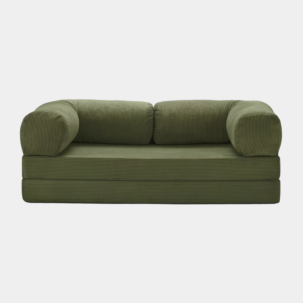 Canapé Lit Modulable ZENORA | Design Épuré | Vert