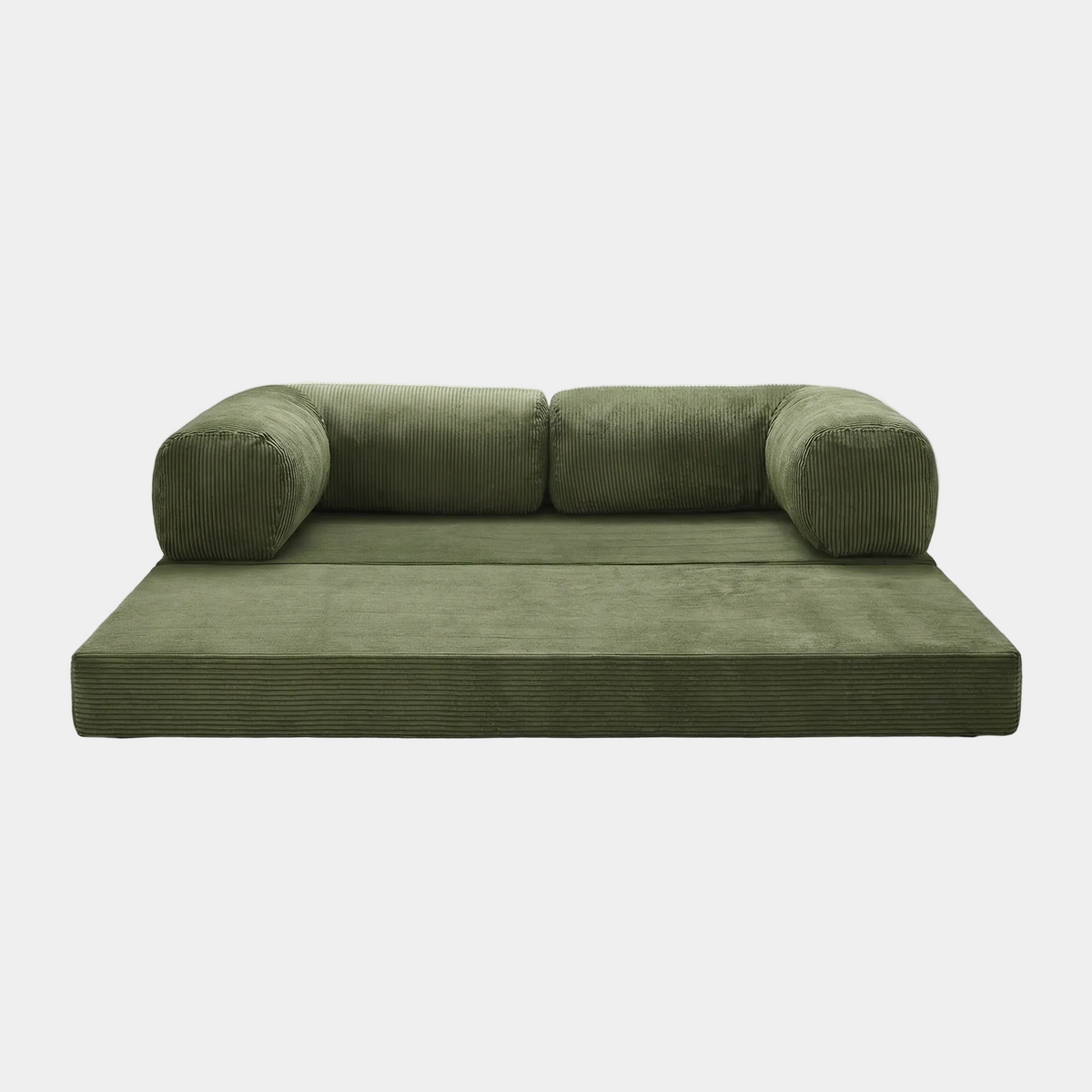 Canapé Lit Modulable ZENORA | Design Épuré | Vert