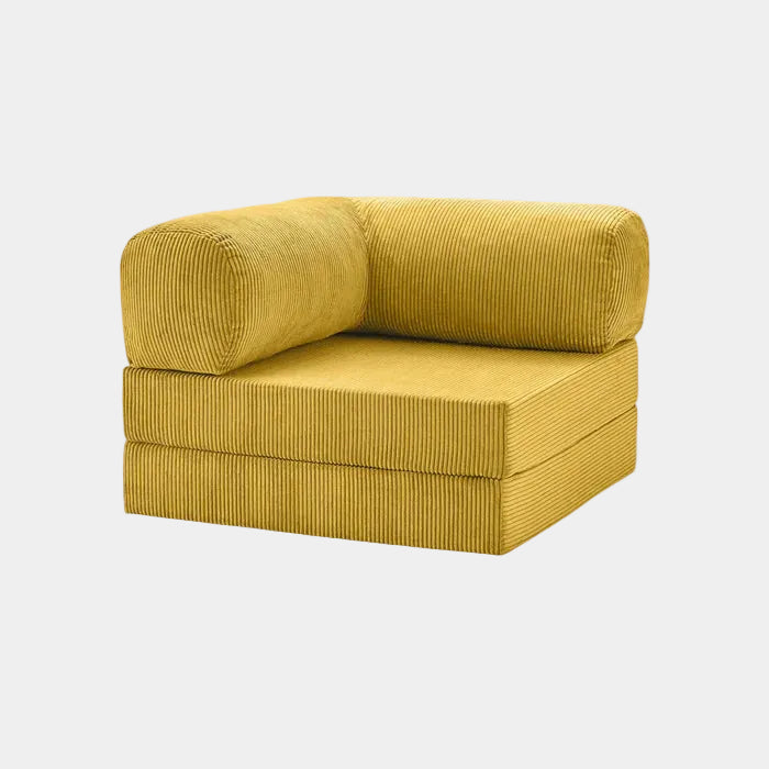 Chaise Modulable Zenora – Fauteuil Convertible Confort & Gain de Place | Jaune