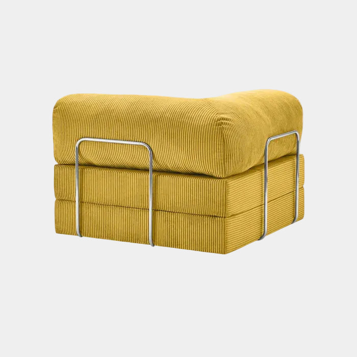 Chaise Modulable Zenora – Fauteuil Convertible et Gain de Place | Jaune