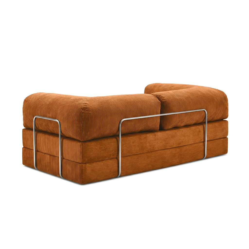 Canapé Lit Modulable ZENORA Orange | Confort & Design Épuré sofa-zen