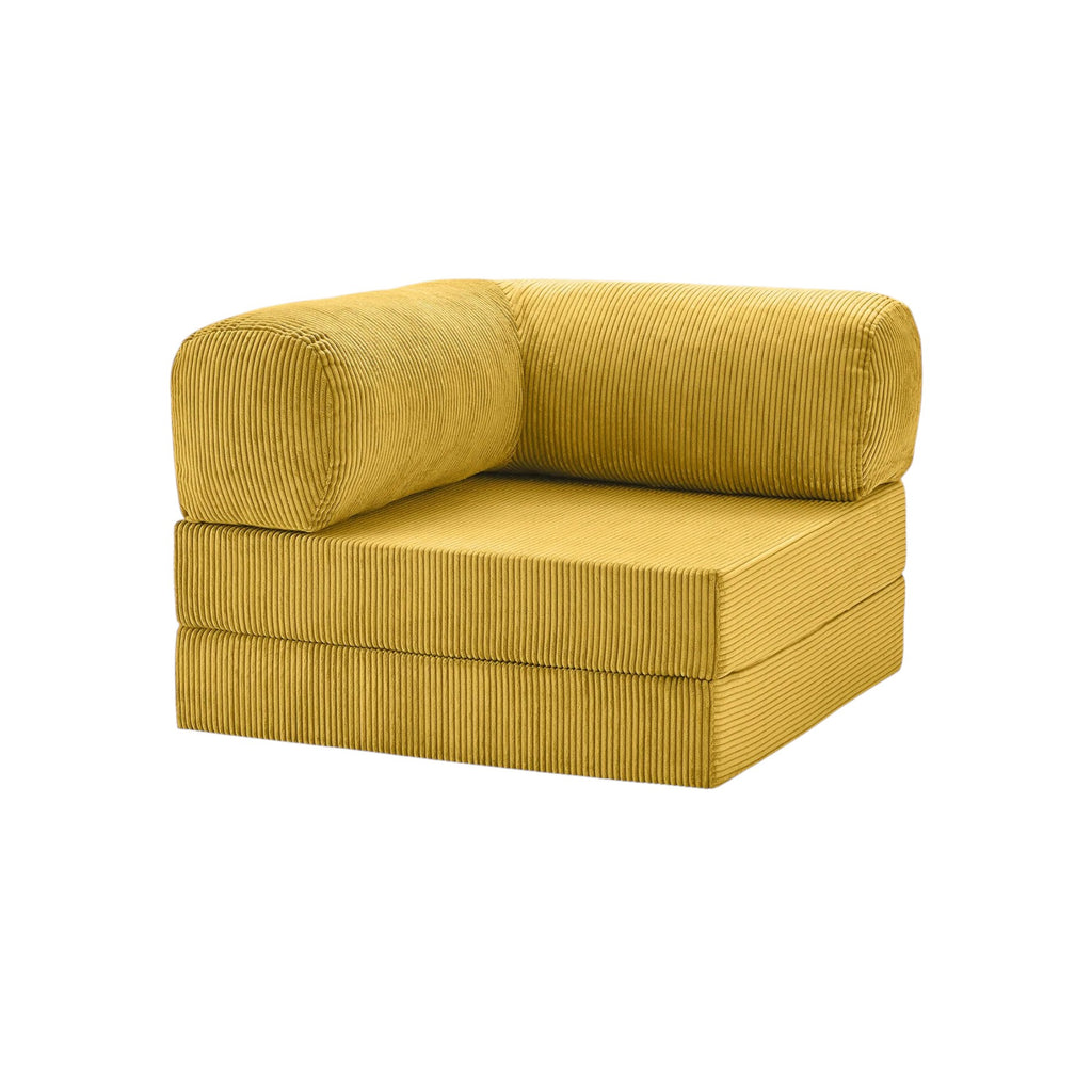 Chaise Modulable Zenora – Fauteuil Convertible Confort & Gain de Place | Jaune