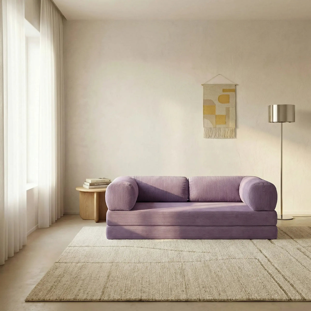 Canapé Lit Modulable ZENORA Violet | Confort & Design Épuré sofa-zen