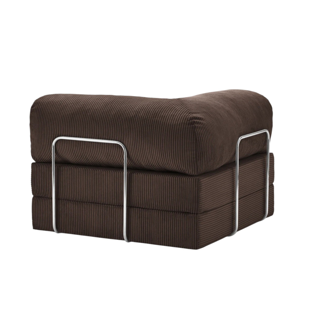 Chaise Modulable Zenora – Fauteuil Convertible Confort & Gain de Place | Marron foncé