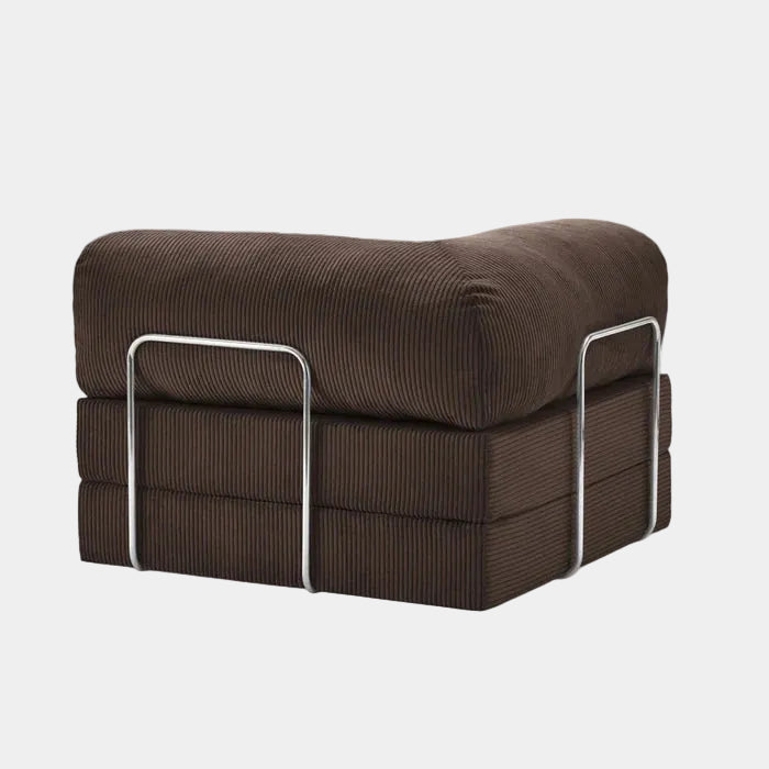 Chaise Modulable Zenora – Fauteuil Convertible et Gain de Place | Marron Foncé