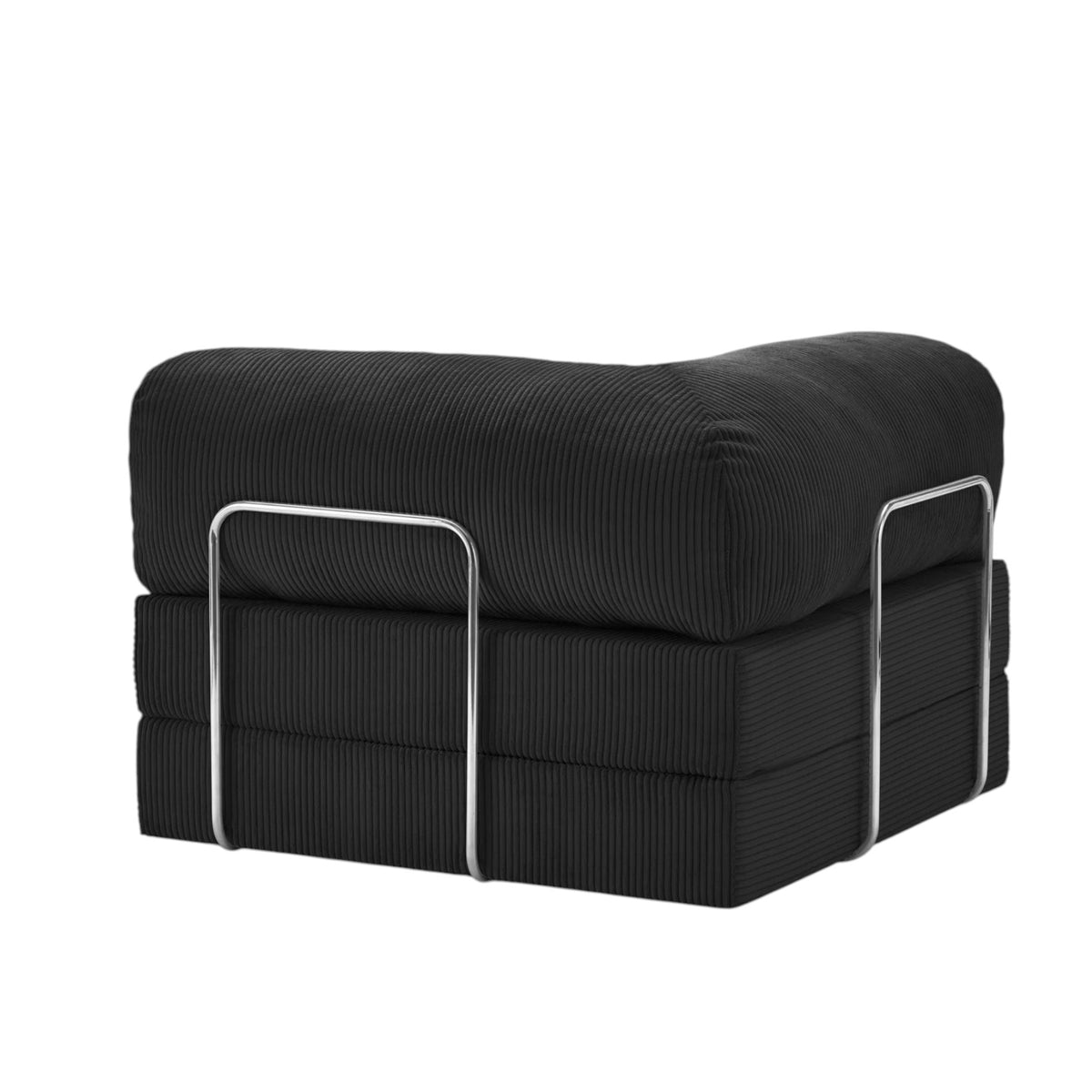 Chaise Modulable Zenora – Fauteuil Convertible Confort & Gain de Place | Noir