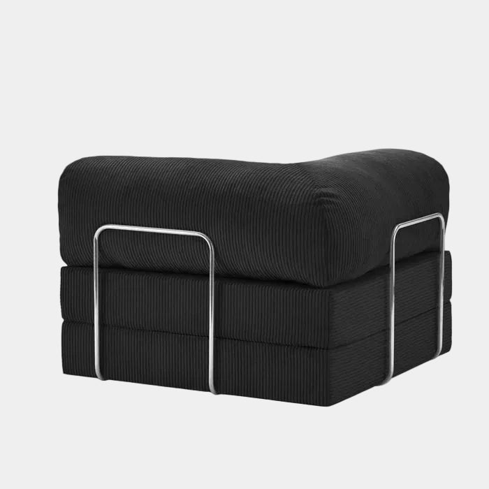 Chaise Modulable Zenora – Fauteuil Convertible Confort & Gain de Place | Noir