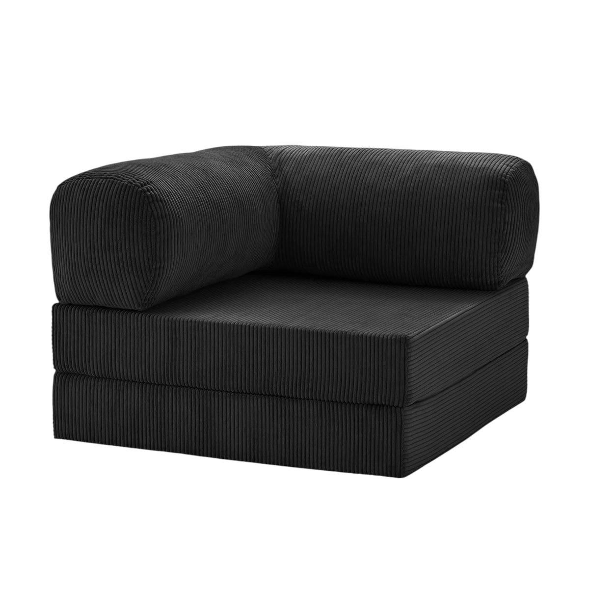 Chaise Modulable Zenora – Fauteuil Convertible Confort & Gain de Place | Noir