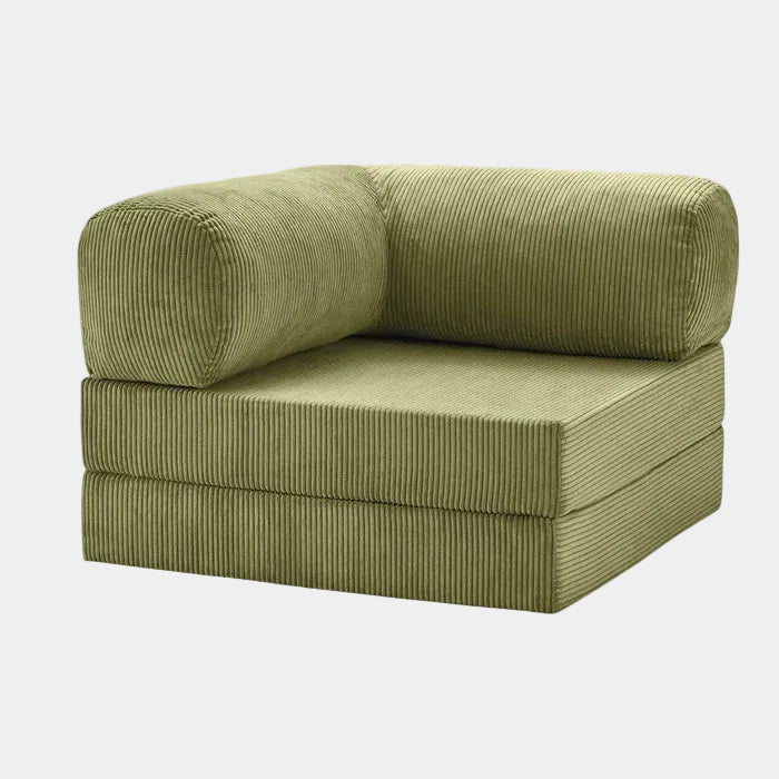 Chaise Modulable Zenora – Fauteuil Convertible et Gain de Place | Olive