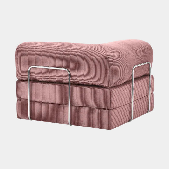 Chaise Modulable Zenora – Fauteuil Convertible et Gain de Place | Rose