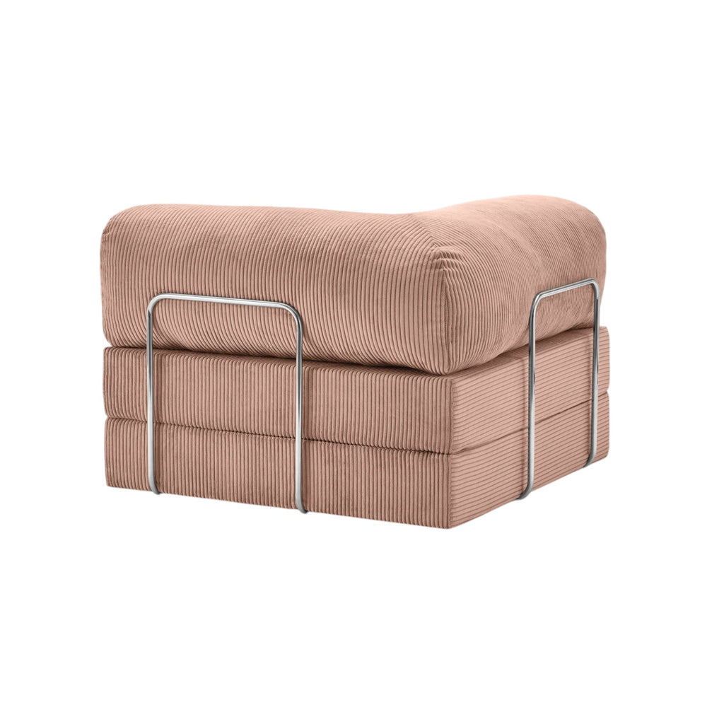 Chaise Modulable Zenora – Fauteuil Convertible Confort & Gain de Place | Rose poudré