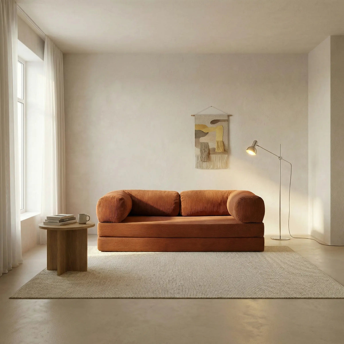 Canapé Lit Modulable ZENORA Marron | Confort & Design Épuré sofa-zen