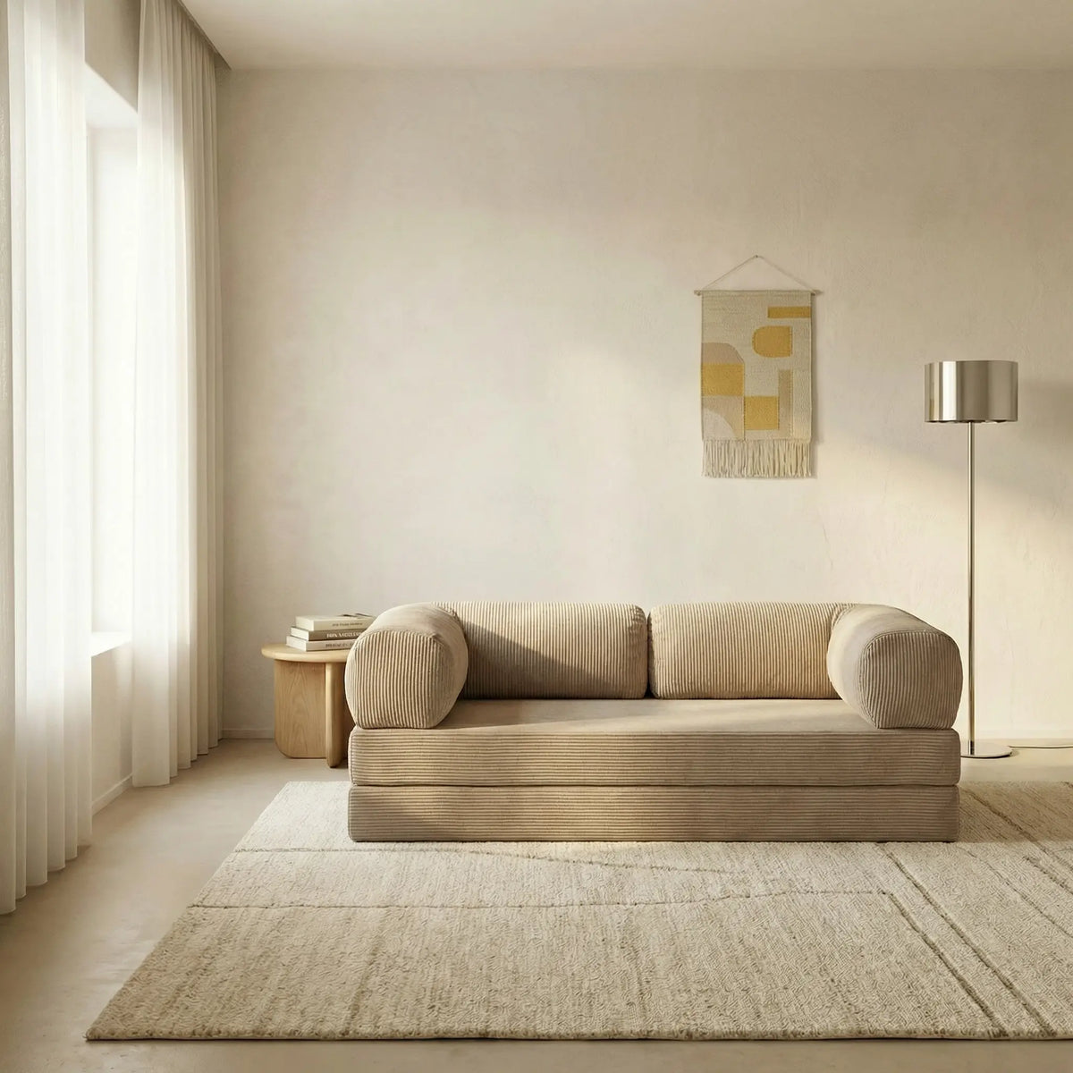 Canapé Lit Modulable ZENORA sable | Confort & Design Épuré sofa-zen