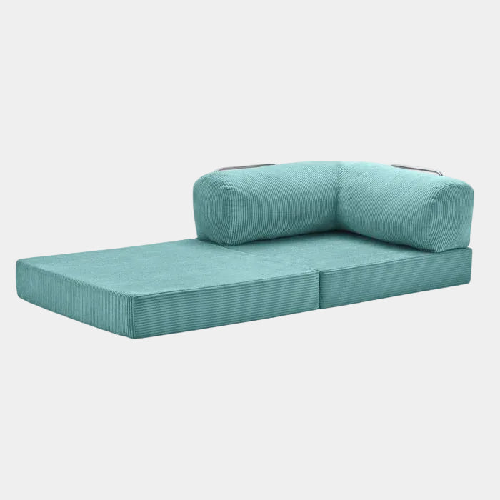 Chaise Modulable Zenora – Fauteuil Convertible et Gain de Place | Turquoise