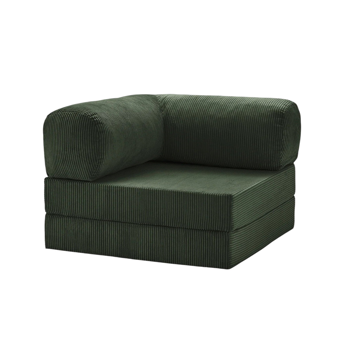 Chaise Modulable Zenora – Fauteuil Convertible Confort & Gain de Place | Vert