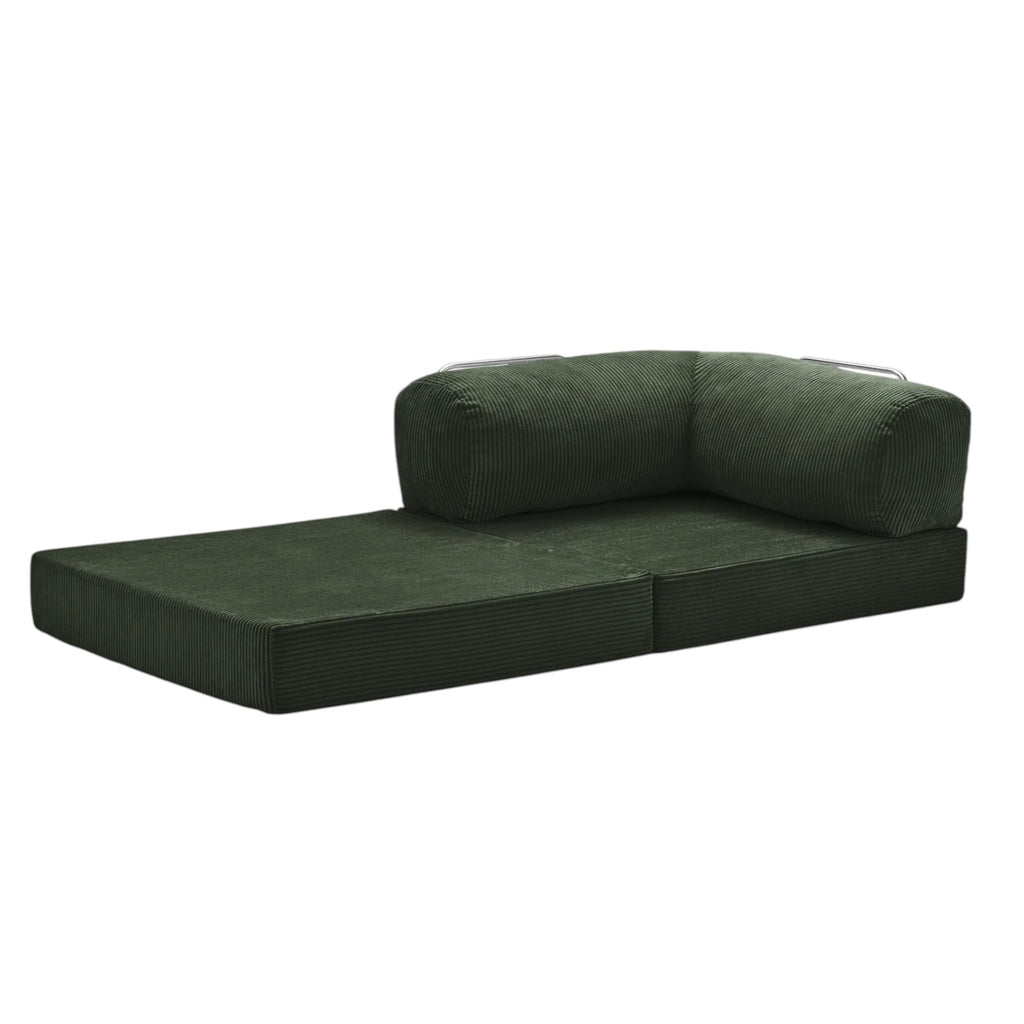 Chaise Modulable Zenora – Fauteuil Convertible Confort & Gain de Place | Vert