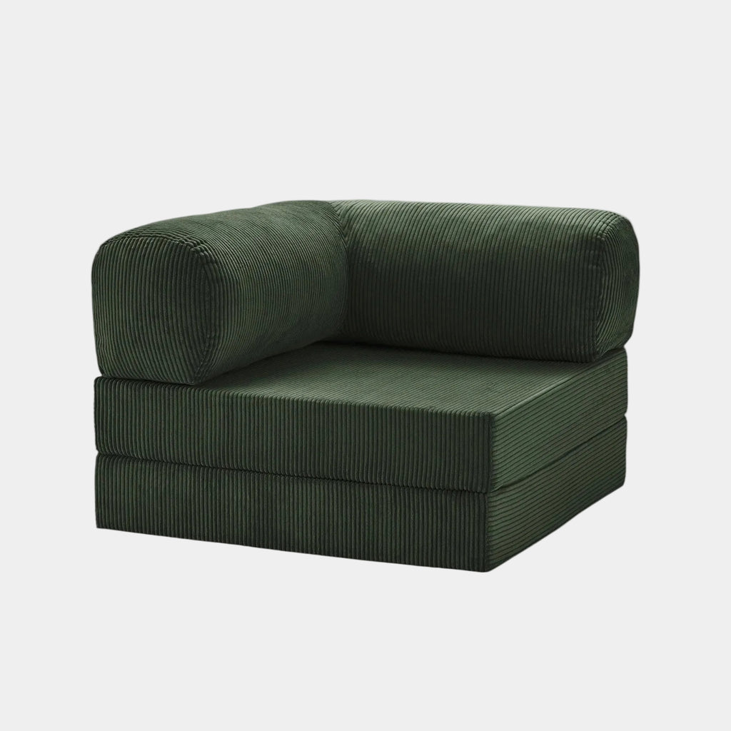Chaise Modulable Zenora – Fauteuil Convertible et Gain de Place | Vert